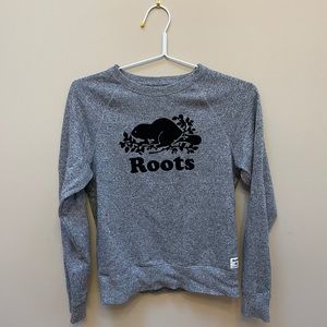 Roots Salt & Pepper Crew Pullover Sweatshirt